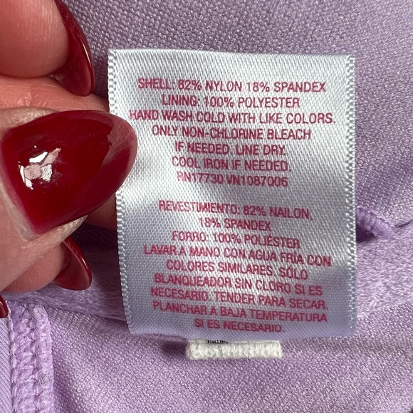 XHILARATION LAVENDER PURPLE CHEEKY STRING BIKINI SIZE SMALL - Picture 8 of 9